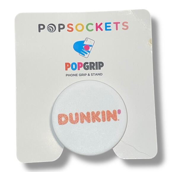 PopSockets Dunkin Popgrip Cell Phone Grip & Stand Donuts Accessory Holder Mount - Picture 7 of 7
